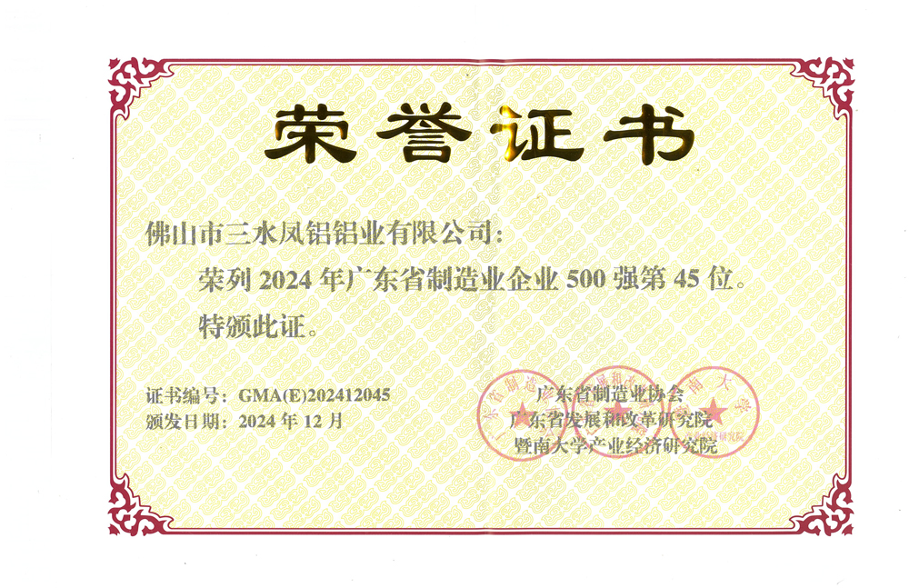 制造业500强企业